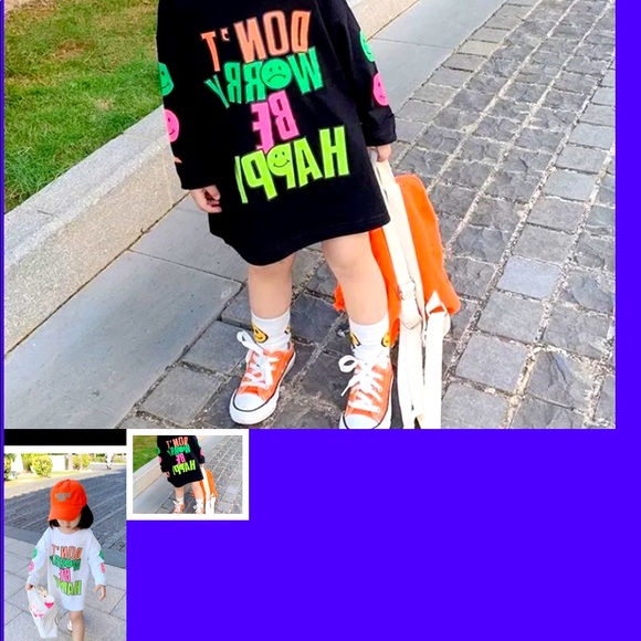 Lil girls T-shirt dresses - Picture 1 of 2
